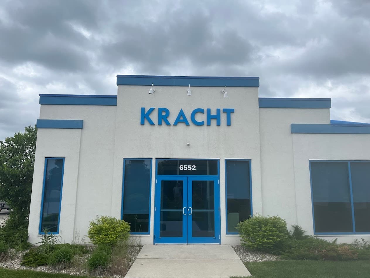 A commercial building exterior professionally washed by Pinnacle